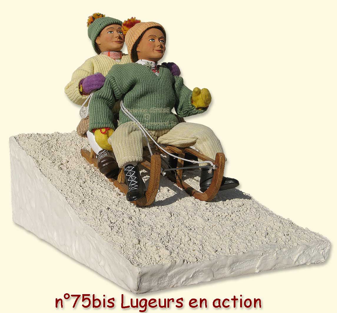 N°75bis Lugeurs en action